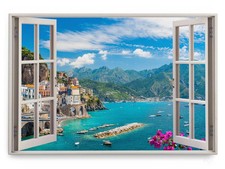 120x80cm Wandbild Fensterbild