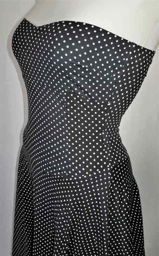 Petticoat bandeau kleid polka - kleid,