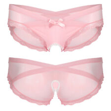 Herren Mesh Unterhosen Höschen Low Rise  Briefs Trunks Sissy Unterwäsche Dessous