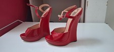 Lack Pantolette  Rot Gr. 41