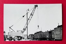 DDR Eisenbahn Foto Dampfkran