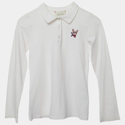 Gucci kinder poloshirt weiß - gucci,