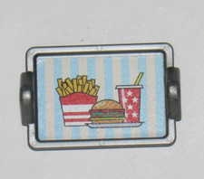 playmobil© Tablett Aufkleber Sticker 70084 Kellnerin mit Diner-Theke