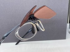 Breitfeld Sonnenbrille Herren Grau Orange Sport Verglasbar RX Shield klappbar