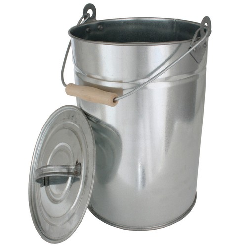 Kohleeimer liter mit deckel - 14,
