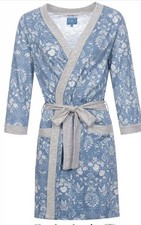 VIVE MARIA - BLUE BAROCK  Gown Morgenmantel, Bademantel, Gr. M 38