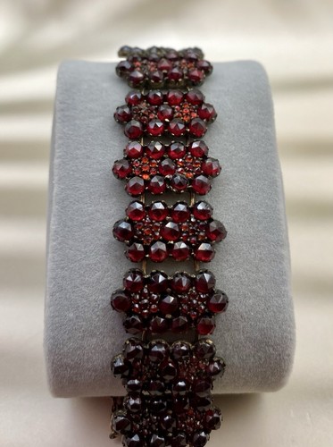 Antik granatschmuck armband - granatschmuck,