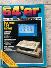 64'er Magazin 6/86 Zeitschrift