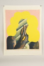 N92U48- Horst Antes (1936) Farblithografie signiert nummeriert Ex.123/125