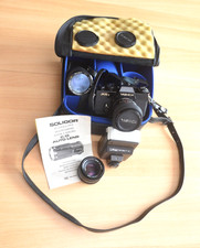 YASHICA FR 1 SLR-Kamera mit 3 Objektiven: 2,8/28, 1,7/50 & Soligor 4,5/80-200mm!