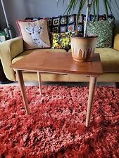 Vintage Retro 60er Couchtisch Beistelltisch Teak Poul Hundevad auf Rollen Danish 70s
