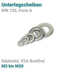 Unterlegscheiben Edelstahl M3