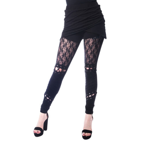 Damen hose leggings schwarz - damen,