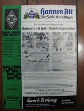 Fohlenecho Fohlen-Echo Borussia Mönchengladbach-Arminia Bielefeld 13.Nov 1981
