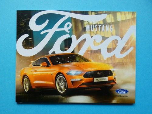 Prospekt ford mustang und - ford,