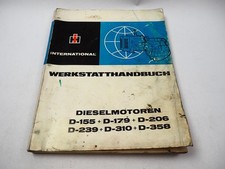 IHC D155 D179 D206 D239 D310 D358 Werkstatthandbuch Reparaturanleitung 1971