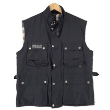 Belstaff Vintage Gilet Schwarz
