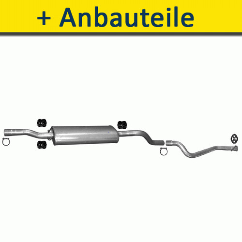 Auspuff auspuffanlage für - auspuffanlage+,