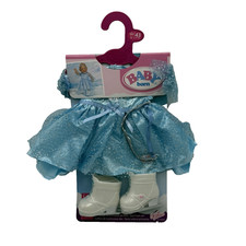 BABY born Eisprinzessin 43cm Kleid Tiara Schlittschuhe Zapf Creation 836095