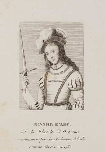 Porträt jeanne arc um - jeanne,