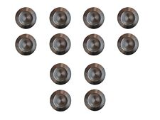 Edelstahl Griffmulde Muschelgriff Möbelgriff Muldengriff Ø41mm flach 12 Stück