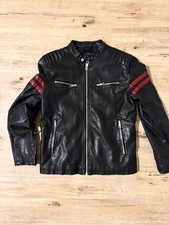ZARA Herren Lederjacke Schwarz Gr. M - neuwertig! - Bikerjacke