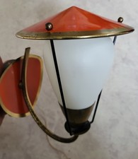 Wandlampe Laterne 50iger Jahre Mid Century,Messing,