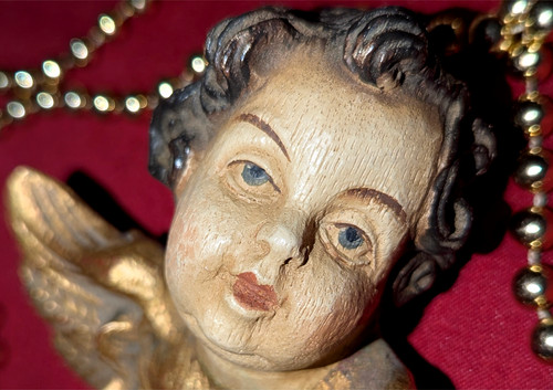 Handarbeit alter engelkopf - handarbeit,