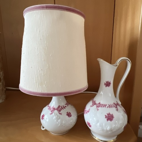 Set porzellan lampe - porzellan, kanne