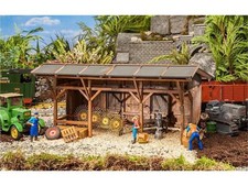 Pola 331088 Maschinenunterstand G Spurweite - Halboffen in Holzoptik