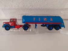 MINICHAMPS 1:43 Lkw Scania L 110S Tanksattelzug "FINA"