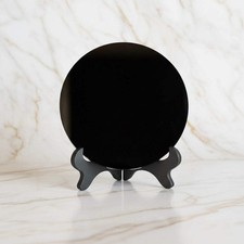 Obsidian Spiegel 15 cm mit