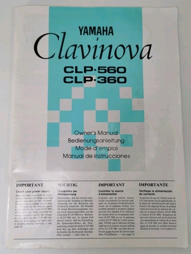 Yamaha clavinova digitalpiano - yamaha,