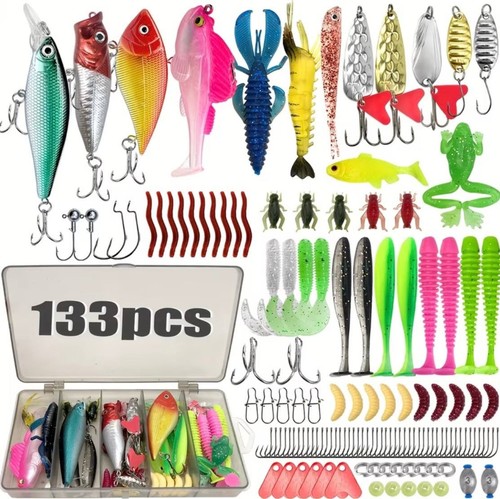 133 teile angelköder set - 133,