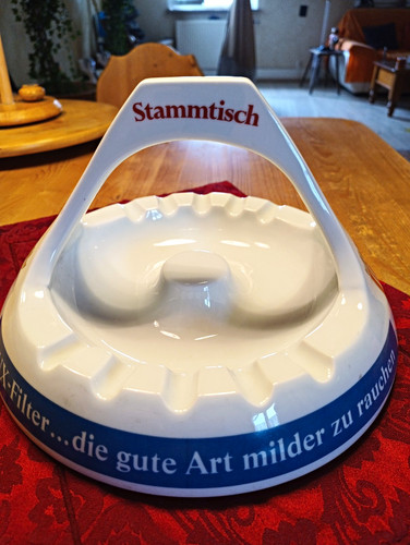 Lux werbe aschenbecher mit - lux, werbe-aschenbecher