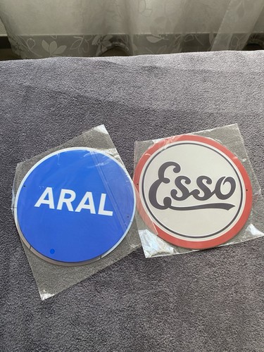 Aral esso werbeschild - esso, blech