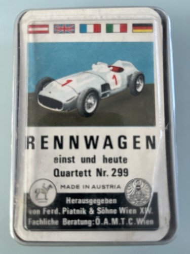 Rennwagen einst und heute