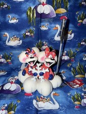 Diddl und Diddlina Winter Figur Foto/Bild Halter mit Etikett Rarität Depesche