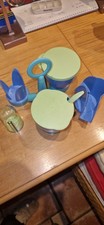 Tupperware Servier-Trio Tisch-Set Blau Eleganzia