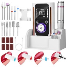 Nagelfräser für Gelnägel Professionelle 45000 U/Min Elektrische Nagelfeile Set