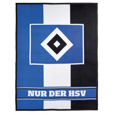 Hamburger SV HSV Fleecedecke Blockstreifen 150x200cm