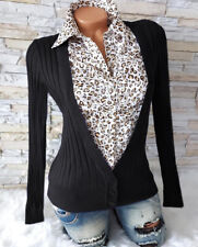 Pullover Cardigan mit Bluse