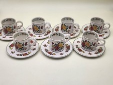 39/2  Villeroy & Boch / Summerday / 7 Tassen und Untertassen