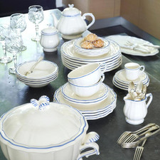 Gien Fayencerie Filets Bleus Keramik Geschirr