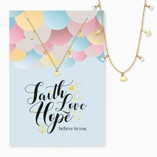 Grußkarte Faith Love Hope mit