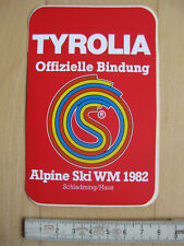Aufkleber / Sticker  TYROLIA