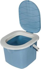 Reise WC Toilette Campingtoilette Eimertoilette Mobiler Camping 15,5 Liter X49
