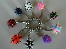 1 KOOSH SILIKON SOFT GUMMI RUBBER BAUCHNABELPIERCING NAVEL KOOSHBALL  