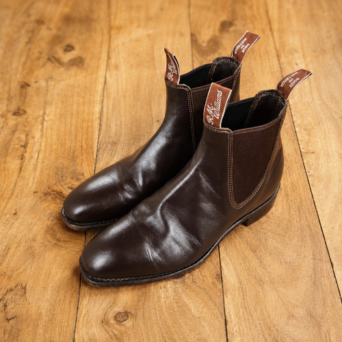 Williams lederstiefel braun - rm,