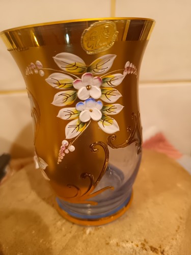 Bohemia blumen vase aus - blumen, glas